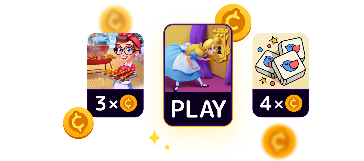 Popular games illustration